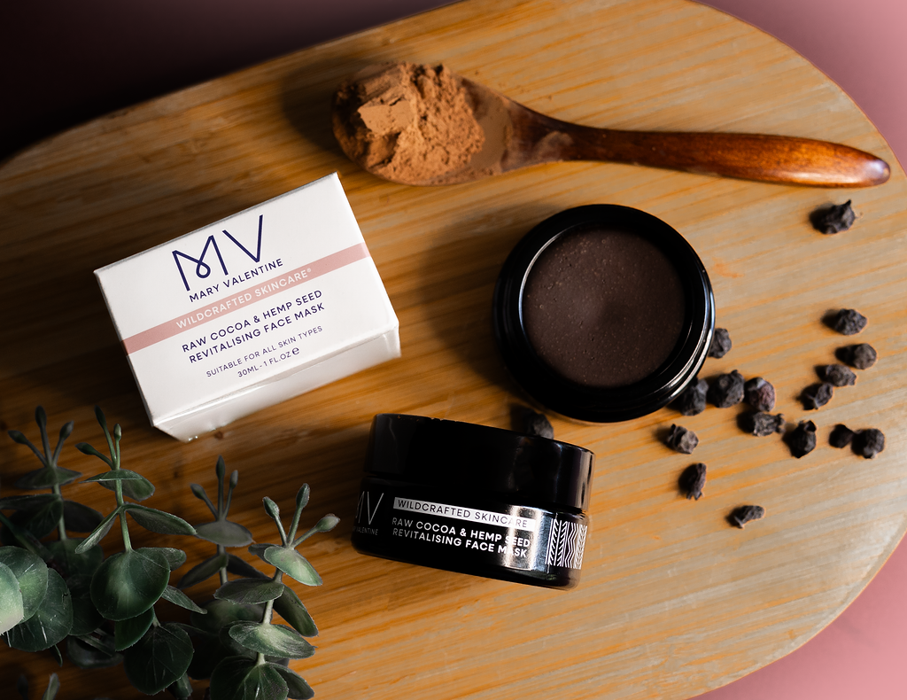 Raw Cocoa & Hemp Seed Revitalising Face Mask 30ml