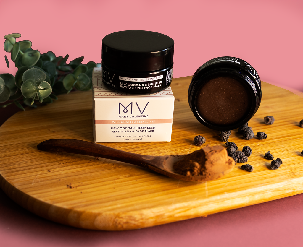 Raw Cocoa & Hemp Seed Revitalising Face Mask 30ml