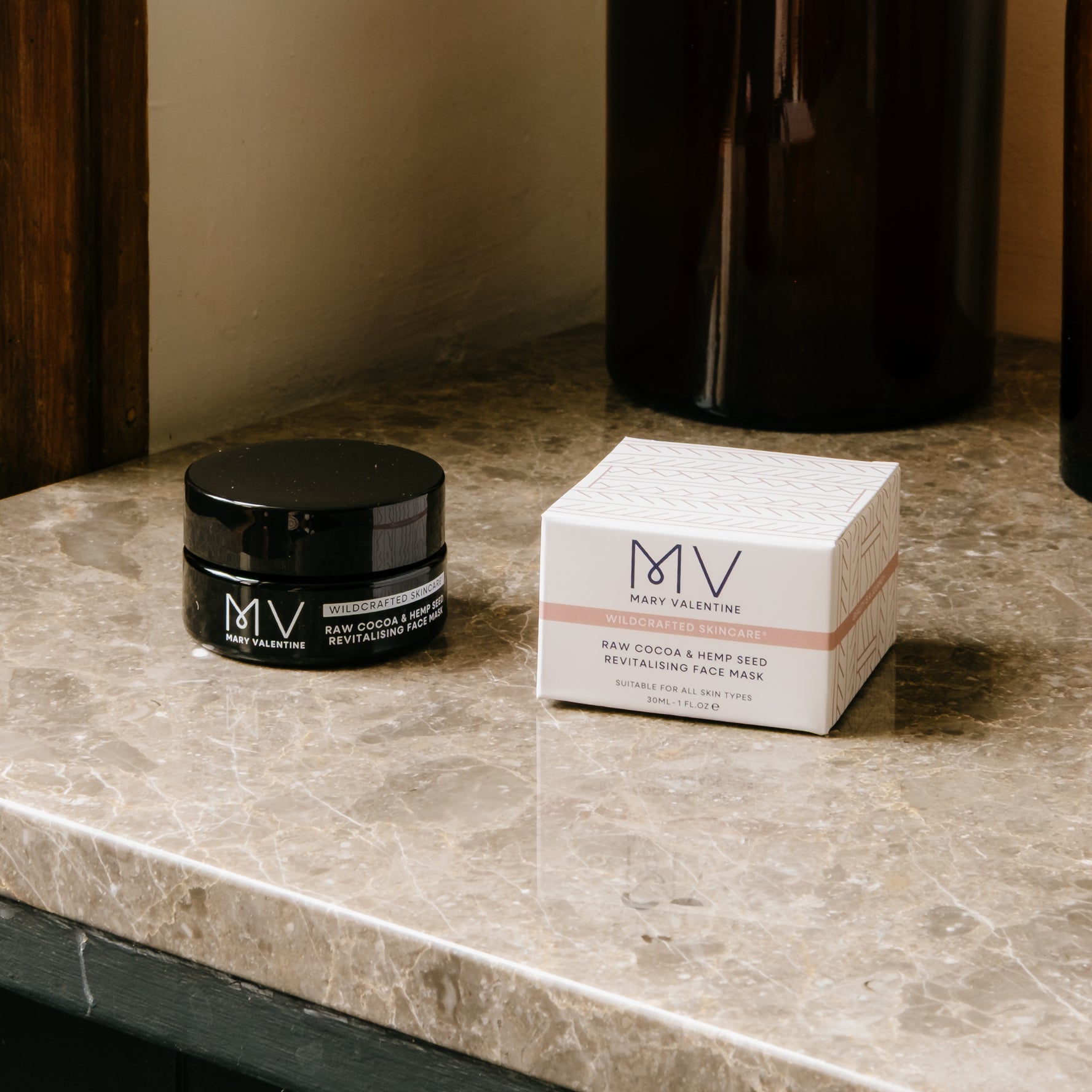 Raw Cocoa & Hemp Seed Revitalising Face Mask 30ml